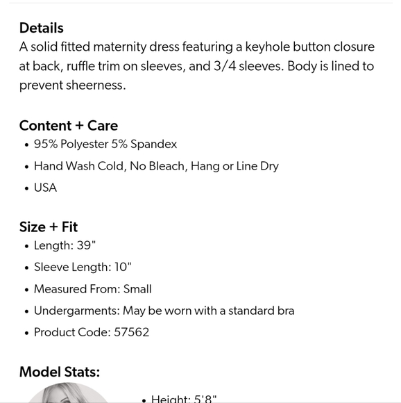 Pinkblush Maternity Dress - Picture 6 of 6